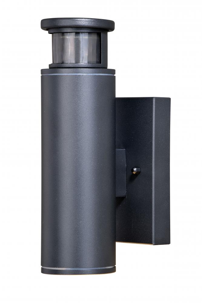 Chiasso LED Motion Sensor Dusk to Dawn Outdoor Wall Light Textured Black