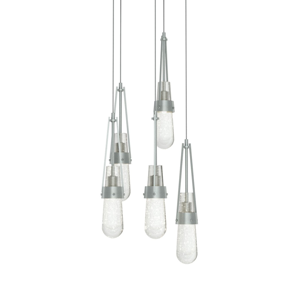 Link 5-Light Blown Glass Pendant