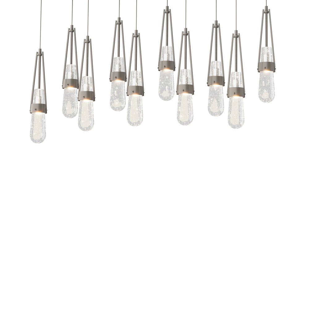 Link 10-Light Blown Glass Pendant