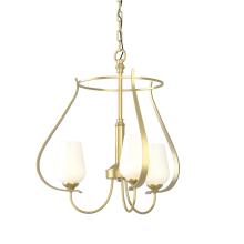 Hubbardton Forge 103047-SKT-86-GG0303 - Flora 3 Arm Chandelier