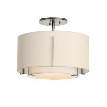 Hubbardton Forge 126501-SKT-85-SF1099-SA1590 - Exos Small Double Shade Semi-Flush