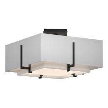 Hubbardton Forge 126507-SKT-10-SF1205-SJ1605 - Exos Square Small Double Shade Semi-Flush