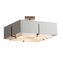 Hubbardton Forge 126510-SKT-07-SF1605-SJ2012 - Exos Square Double Shade Semi-Flush