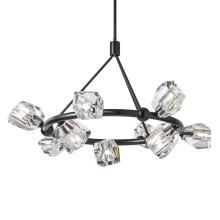 Hubbardton Forge 131067-SKT-MULT-10-CR - Gatsby 9-Light Ring Pendant