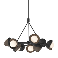 Hubbardton Forge 131068-SKT-MULT-10-05-GG0711 - Brooklyn 9-Light Double Shade Ring Pendant