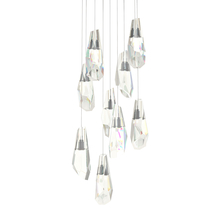 Hubbardton Forge 131101-SKT-LONG-07-CR - Luma 9-Light Large Crystal Pendant