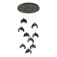 Hubbardton Forge 131105-SKT-STND-07-10-GG0711 - Brooklyn 9-Light Double Shade Pendant