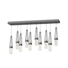 Hubbardton Forge 131200-SKT-STND-10-YG0434 - Link 10-Light Blown Glass Pendant