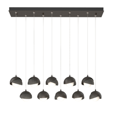 Hubbardton Forge 131205-SKT-STND-14-20-GG0711 - Brooklyn 10-Light Double Shade Pendant