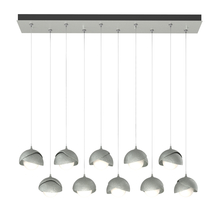 Hubbardton Forge 131205-SKT-STND-82-82-GG0711 - Brooklyn 10-Light Double Shade Pendant