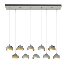 Hubbardton Forge 131205-SKT-STND-82-86-GG0711 - Brooklyn 10-Light Double Shade Pendant