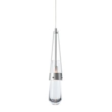 Hubbardton Forge 161040-SKT-STND-85-ZM0434 - Link Clear Glass Low Voltage Mini Pendant