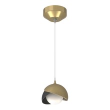 Hubbardton Forge 161183-SKT-STND-86-10-GG0711 - Brooklyn Double Shade Low Voltage Mini Pendant