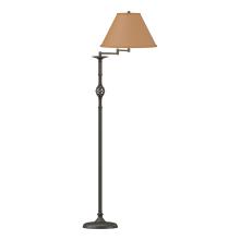 Hubbardton Forge 242160-SKT-07-SB1655 - Twist Basket Swing Arm Floor Lamp