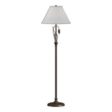 Hubbardton Forge 246761-SKT-05-SJ1755 - Forged Leaves and Vase Floor Lamp