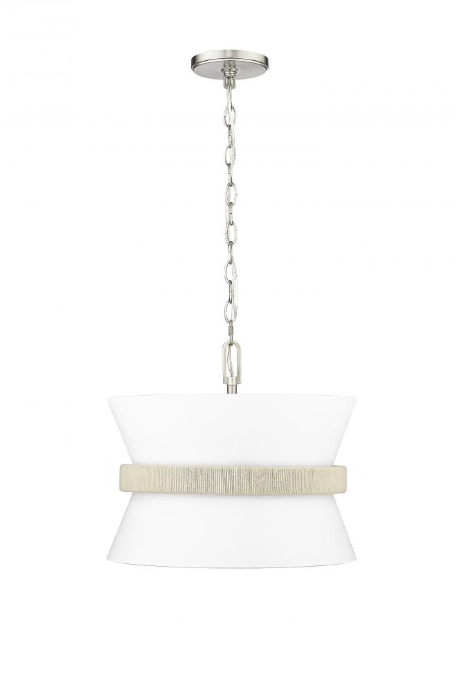 Kimbry 3-Light Pendant light Brushed Nickel