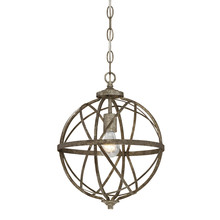 Millennium 2281-AS - Lakewood 1-Light Pendant light Antique Silver