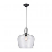 Millennium 99401-MB - Puckette 1-Light Pendant Light Matte Black