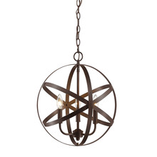 Millennium 3235-RBZ - 3-Light Pendant light Rubbed Bronze