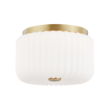 Mitzi by Hudson Valley Lighting H340502-AGB - Lydia Flush Mount