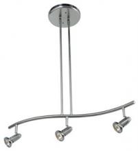 Access 52205-BS - 3 Light Adjustable Pendant or Semi-Flush