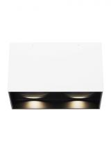 Visual Comfort & Co. Modern Collection 700FMEXOD630WW-LED930 - Exo 6 Dual Flush Mount