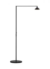 Visual Comfort & Co. Modern Collection SLOFL24527B - Sean Lavin Mill 1-light dimmable LED outdoor grande floor lamp with black finish