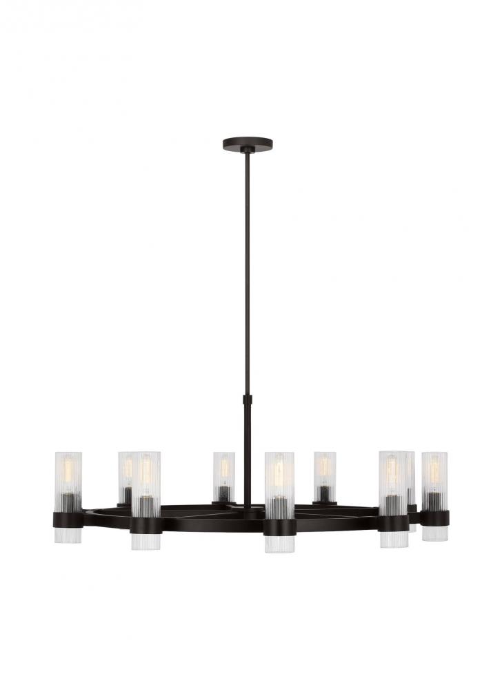 Geneva Mid-Century 8-Light Indoor Dimmable Chandelier