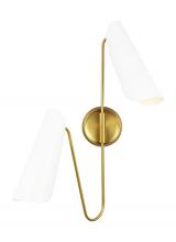 Visual Comfort & Co. Studio Collection AEW1002BBSMWT - Tresa Two Light Sconce