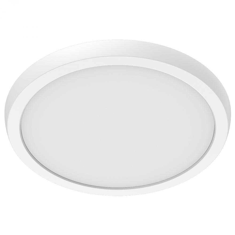 Blink Performer - 11 Watt LED; 9 Inch Round Fixture; White Finish; 5 CCT Selectable