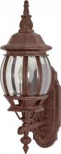 Nuvo 60/3468 - Central Park - 1 Light - 20" - Wall Lantern - with Clear Beveled Glass; Color retail packaging