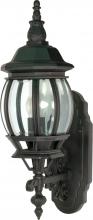 Nuvo 60/3469 - Central Park; 1 Light; 20 in.; Wall Lantern with Clear Beveled Glass; Color retail packaging