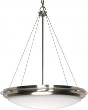 Nuvo 60/610 - Polaris - 3 Light Pendant with Satin Frosted Glass - Brushed Nickel Finish