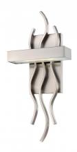 Nuvo 62/104 - Wave - LED Wall Sconce - Brushed Nickel Finish