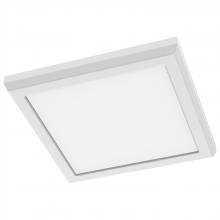 Nuvo 62/1914 - Blink Performer - 10 Watt LED; 7 Inch Square Fixture; White Finish; 5 CCT Selectable