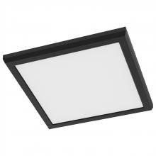 Nuvo 62/1925 - Blink Performer - 11 Watt LED; 9 Inch Square Fixture; Black Finish; 5 CCT Selectable
