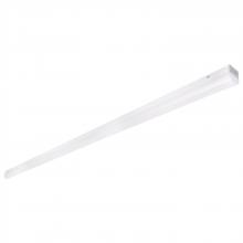 Nuvo 65/1702 - 8 ft. LED; Linear Strip Light; Wattage and CCT Selectable; White Finish; Microwave Sensor