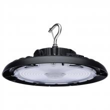 Nuvo 65/771R3 - Wattage 150W/175W/200W and CCT Selectable 3K/4K/5K LED UFO High Bay; 120-347 Volt; Black Finish