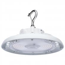 Nuvo 65/812 - Wattage 80W/100W/120W and CCT Selectable 3K/4K/5K LED UFO High Bay; 120-347 Volt; White Finish