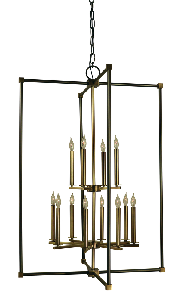 4-Light Polished Nickel Lexington Chandelier