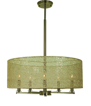 Framburg 1219 PN - 5-Light Polished Nickel Chloe Dining Chandelier