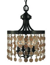 Framburg 2484 BN - 4-Light Brushed Nickel Naomi Mini Chandelier