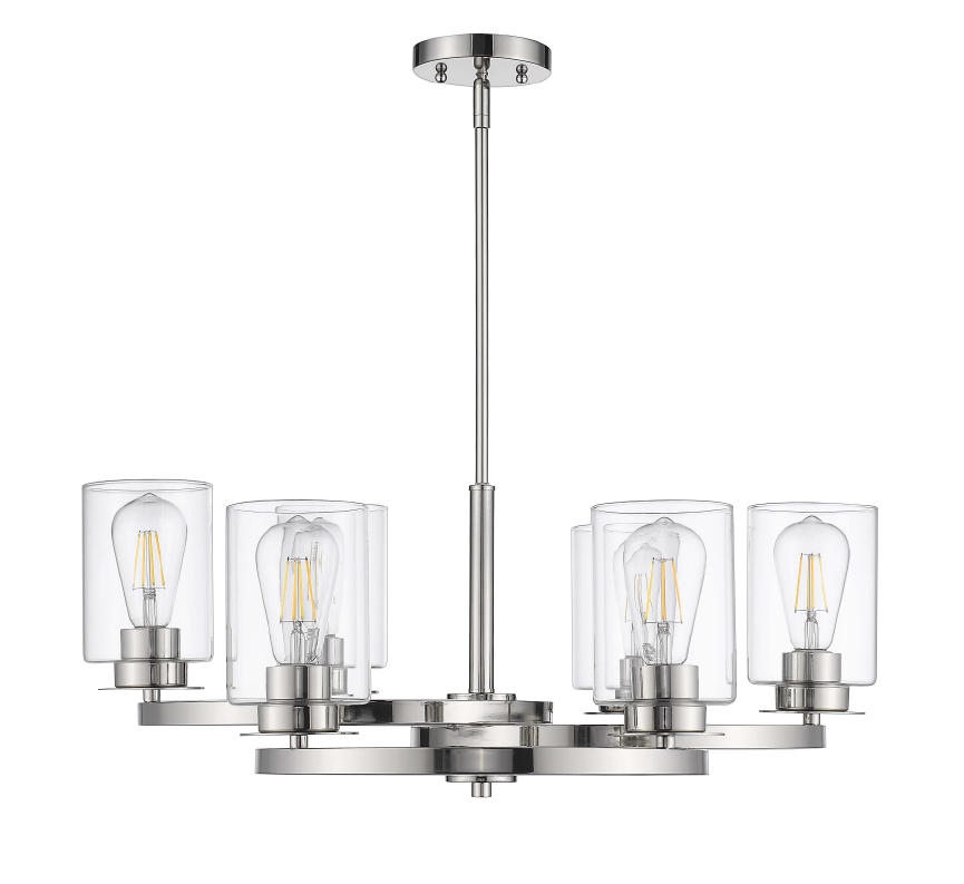 Vivio Jonna 6-Light Chandelier - Chrome