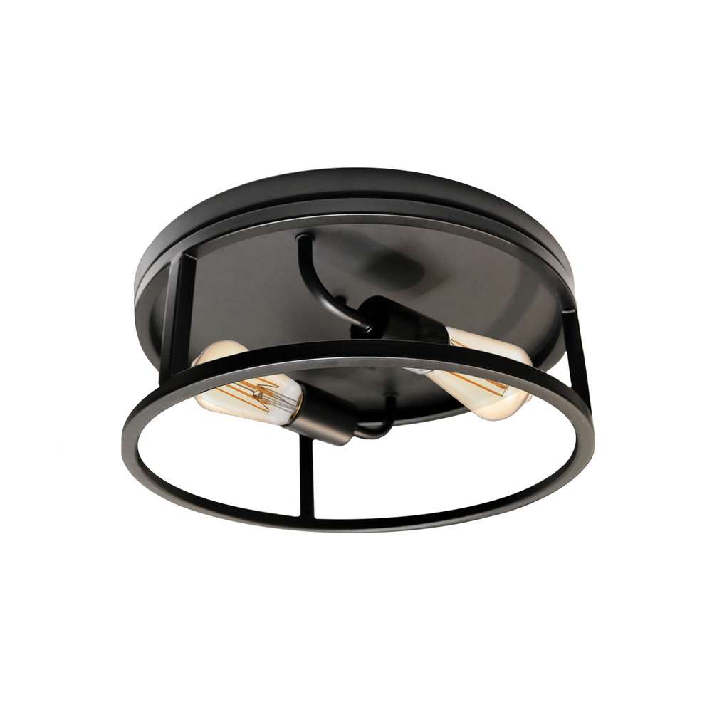 Vivio Edward 2-Light Round Open Ceiling Mount - MB