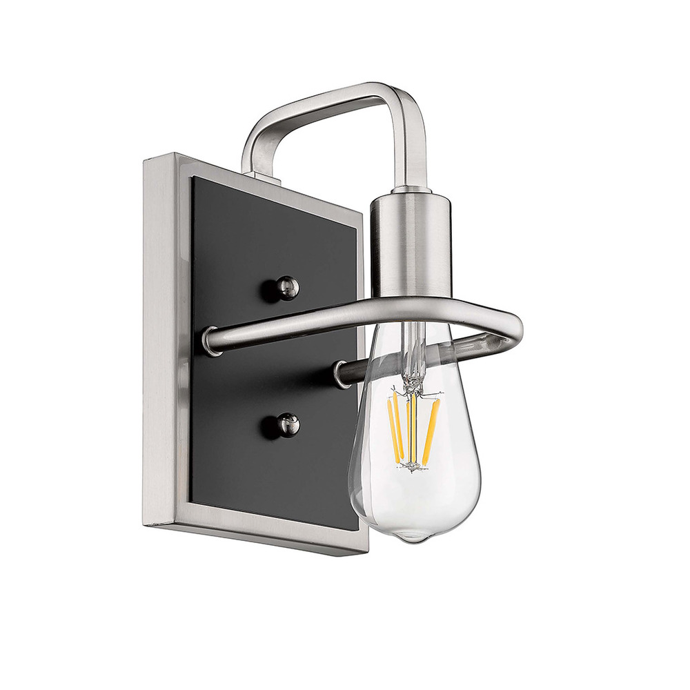 Justin 1-Light Wall Sconce - MB with NK Accents