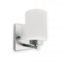 HOMEnhancements 21360 - 1-Light White Glass Sconce - NK