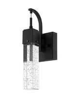 HOMEnhancements 70175 - Vivio 12" 8W LED Pixi Wall Sconce - Matte Black