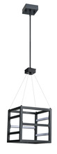 HOMEnhancements 70277 - Vivio Tivoli small LED 12" Square Pendant - MB 25W 4000K