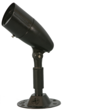 HOMEnhancements 16701 - 10W LED Small Bullet Flood - BK Includes extension and base