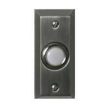 HOMEnhancements 12807 - Lighted Round Doorbell Button - PW